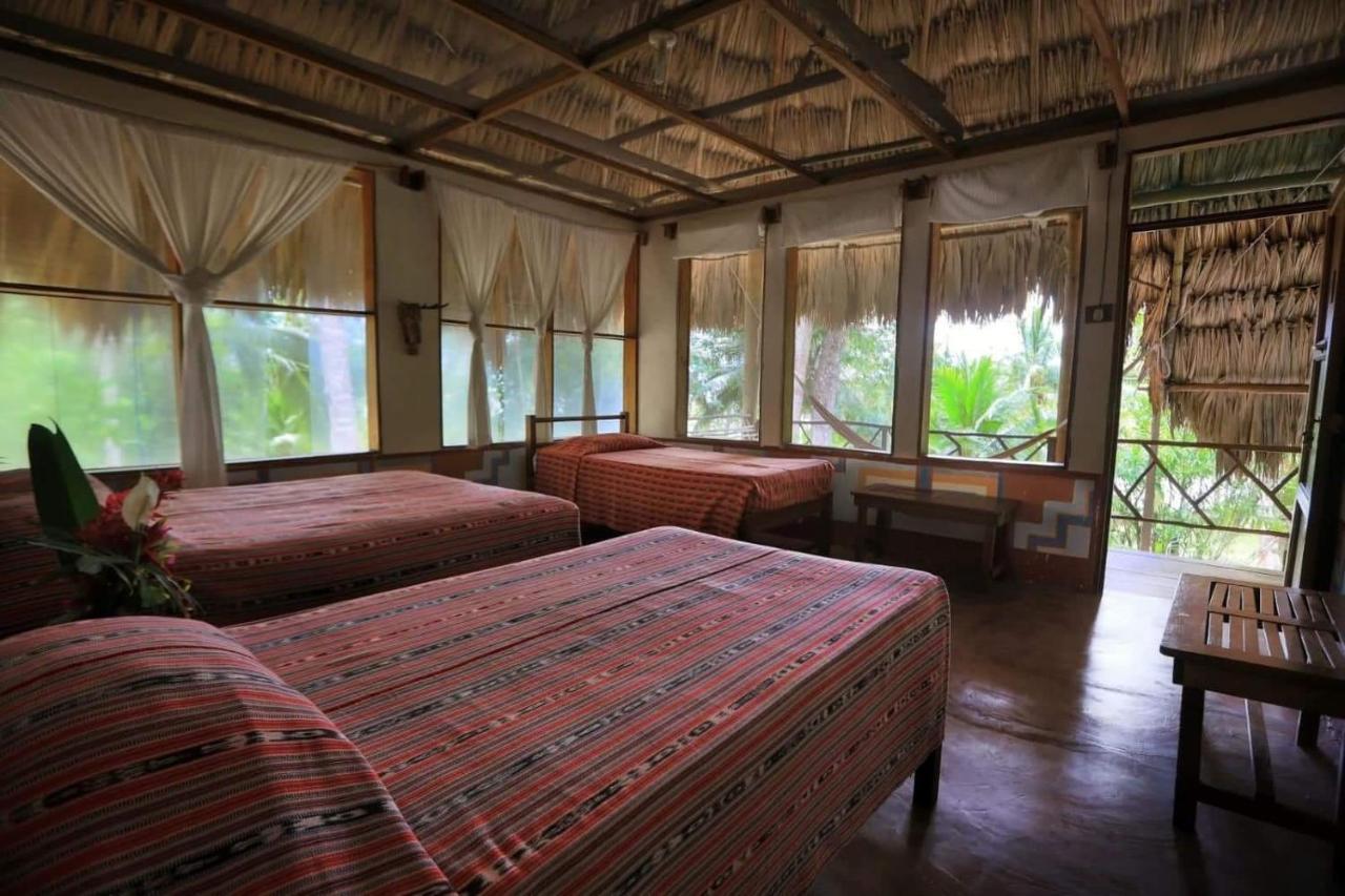 Ecolodge El Sombrero Laguna Yaxha Luaran gambar