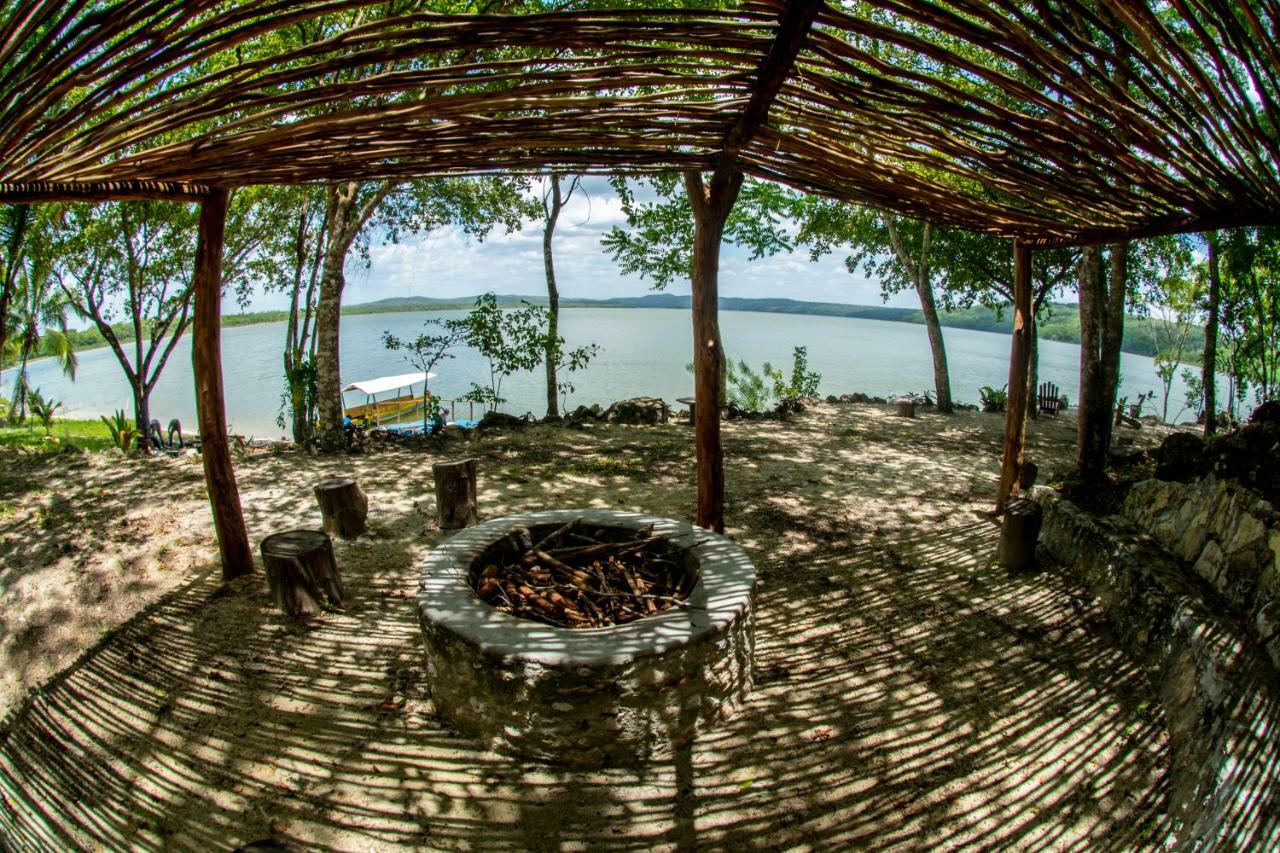 Ecolodge El Sombrero Laguna Yaxha Luaran gambar