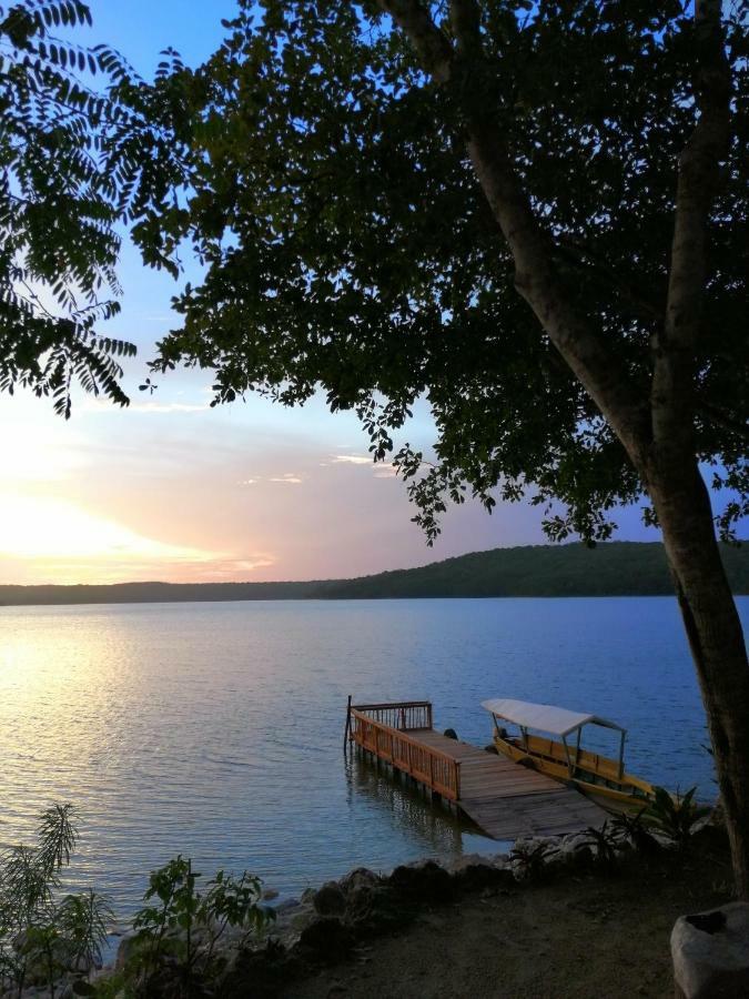 Ecolodge El Sombrero Laguna Yaxha Luaran gambar