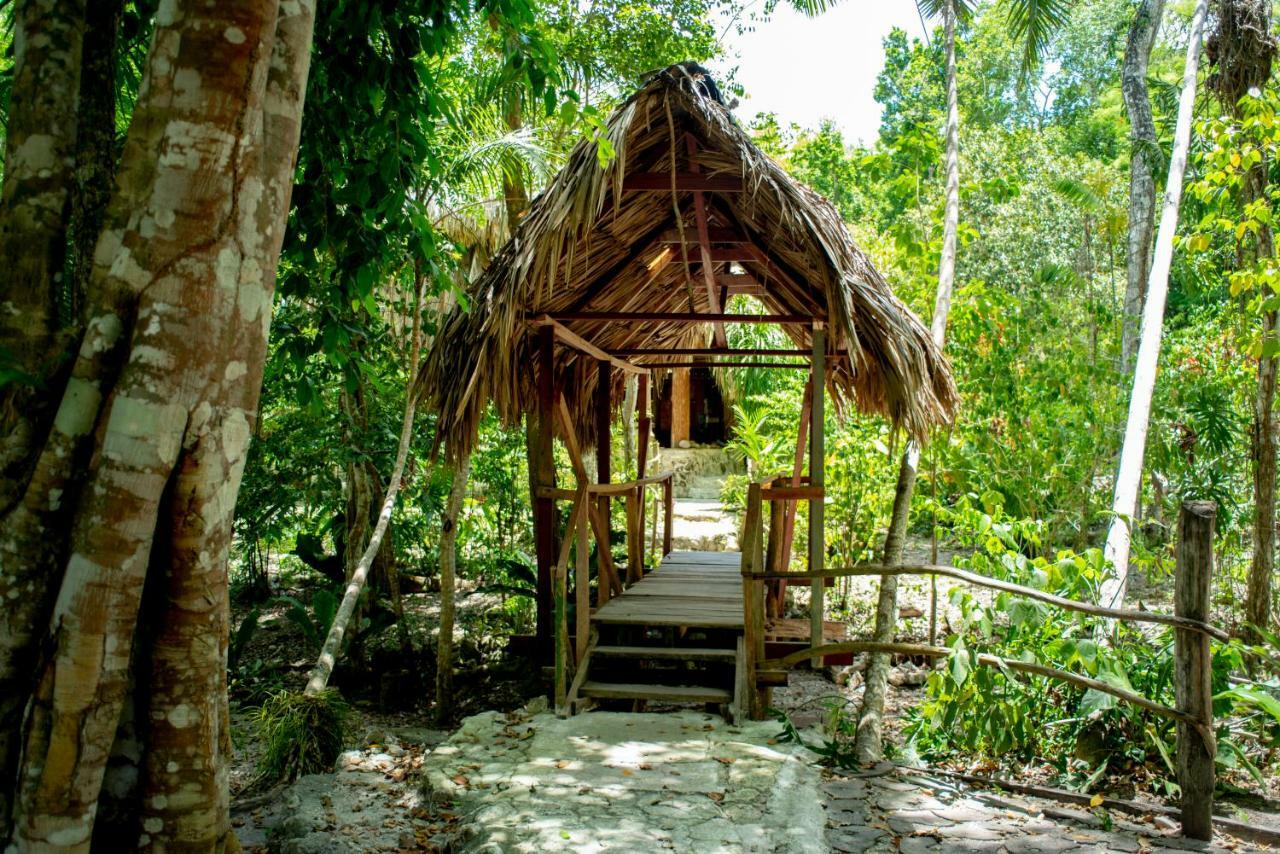 Ecolodge El Sombrero Laguna Yaxha Luaran gambar
